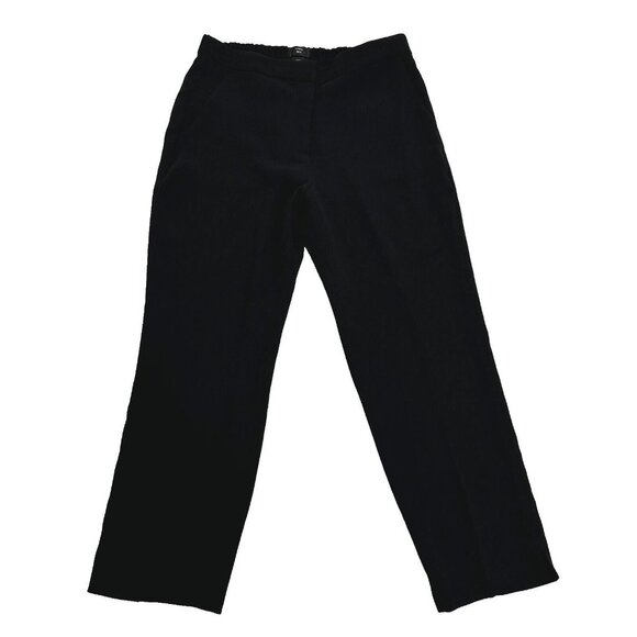 J. Crew Women's 365 Easy Stretch Waist Career Trouser Pants Size 10 Black - Picture 1 of 13